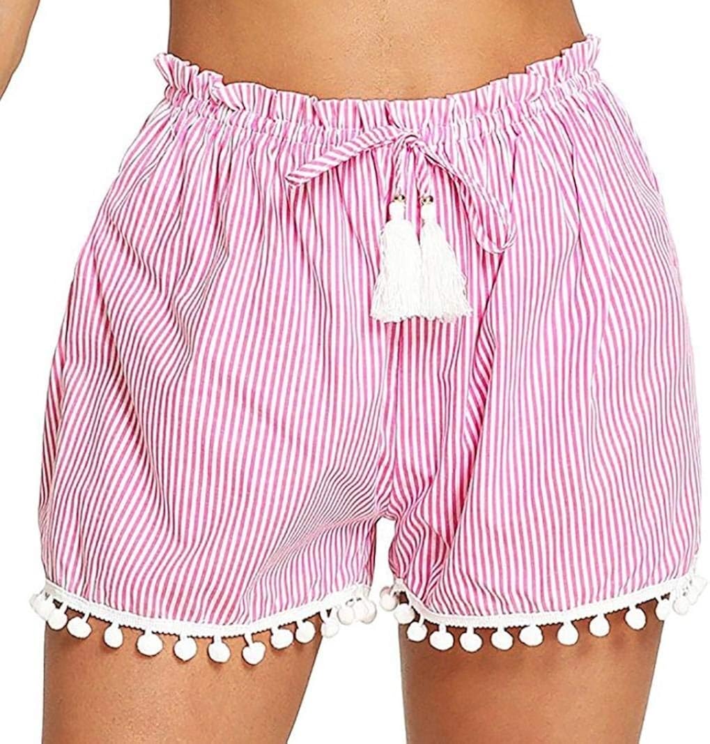 striped summer pants