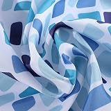 VIROSA Mosaic Blue Shower Curtain 180x180 cm Water Repellent Polyester view 5