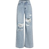 CIDER Wide Leg Jeans for Women High Waisted Denim Pants