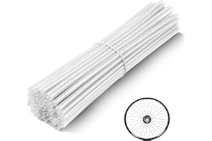 HHLUPUP Universal Bike Spoke Covers - 72Pcs Motorcycle Wheel Spoke Wraps Pipe Trim Decoration Protector Spokes for Bikes Dirt Bike