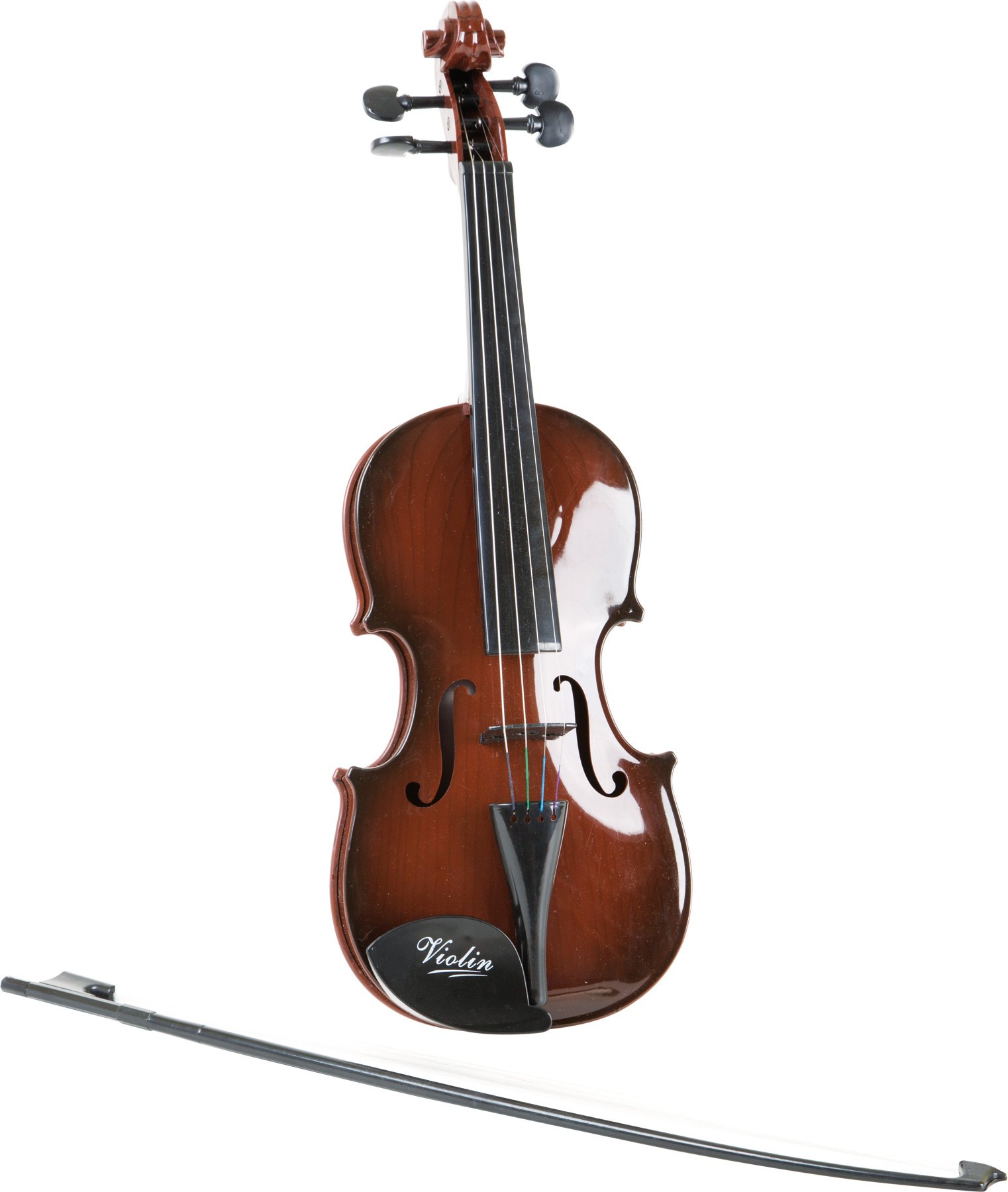 small foot 7027 Music Toy Violin "classic" made of plastic, in wood look, incl. black bow, from 4 years old