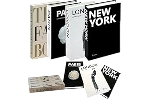 Yuanwovv 4 Pcs Decorative Books for Home Decor, Set of 3 Fake Books with Wood Bead Tassels Collapsible Stylish Faux Book Aesthetic Decor for Book Shelf, Coffee Table, Room