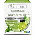 Bielenda Cucumber & Lime Mattifying Moisturizer Cream For Mixed And Oily Skin 1.7 oz