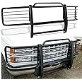 Peforway Brush Guard Grille Guard Fit for C/K Suburban 1500 2500 3500 1988-1998, 1999-2007 Blazer Jimmy Tahoe Yukon Steel Front Bumper Protector Black