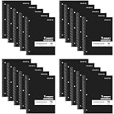 ONAVIA 1 Subject Spiral Notebook College Ruled, 140 Pages | 70 Sheets, 8 x 10.5 in, 3-Hole Punched, School Notebook, Writing Notebook, Students, Study