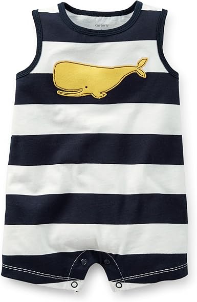 baby boy navy romper