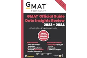 GMAT Official Guide Data Insights Review 2023-2024, Focus Edition: Includes Book + Online Question Bank + Digital Flashcards 