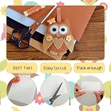 Divina Vitae Felt Sheets 7x11 10Pcs White Black for Crafts DIY Sewing view 6