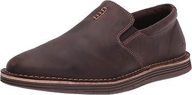 clarks suede slip on loafers