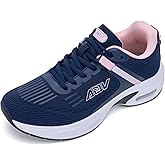 AOV Women Arch Support Walking Shoes Orthotic Tennis Sneakers for Plantar Fasciitis Athletic Running Shoes