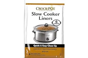 CROCK -POT Crock Pot 3-7 Quart Slow Cooker Clear Plastic Liners, 6 Liners per Pack, 5-Packs of 6, 30 Liners Total