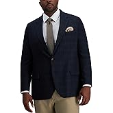 Haggar Mens Men's Jmh Premium Stretch Tailored Fit Subtle Pattern Sport Coats