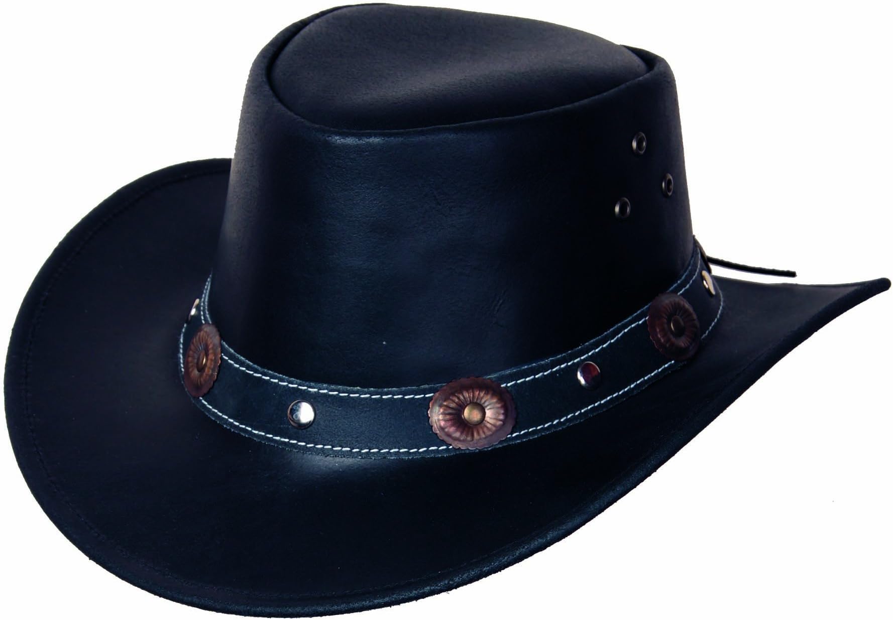 Scippis Elreno Leather Hat Australian Genuine
