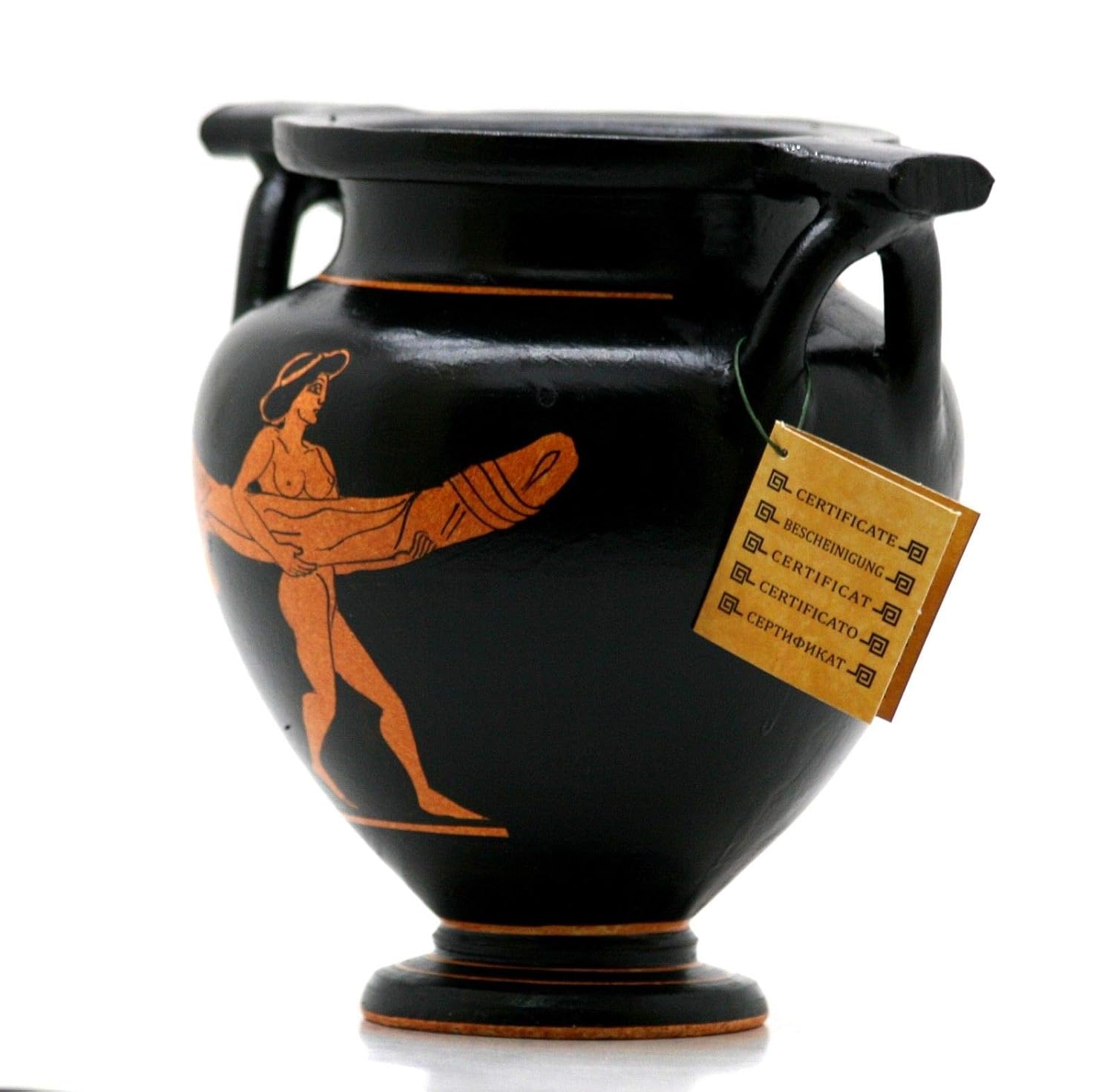 Phallus Penis Krater Ancient Greek Ceramic Vase Pottery Erotic Art