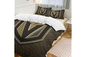 Duvet Cover Set 3 Pieces 86"x70" Vegas with 2 Pillowcases Bedroom Decor Bed Themed Soft Bedding Set