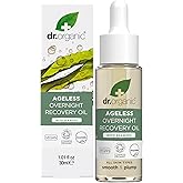 Dr. Organic Ageless Overnight Recovery Oil with Seaweed | Smoothing and Plumping, Maximum Hydration for All Skin Types, Dermatologically Tested, Certified Organic, Paraben & SLS-Free, 30 mL / 1 fl oz
