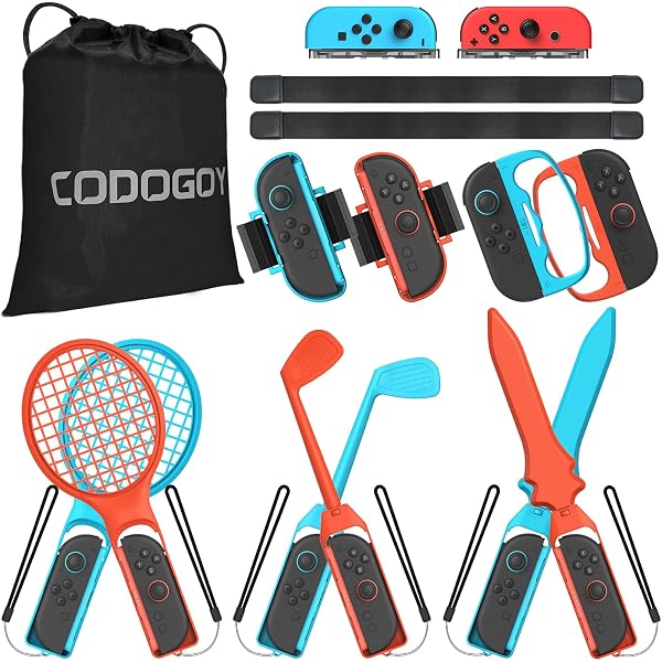 Amazon.com: Dobe - 30 in 1 Switch Sports Accessories Bundle for
