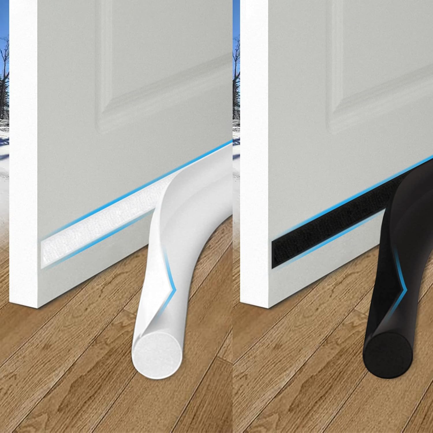 Draft Stoppers - MAXTID Under Door Draft Stopper 36 Inches 2 Pack