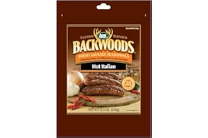 LEM Products Backwoods Hot Italian Fresh Sausage Seasoning, Ideal for Wild Game and Domestic Meat, Seasons Up to 25 Pounds of Meat, 8.3 Ounce Packet