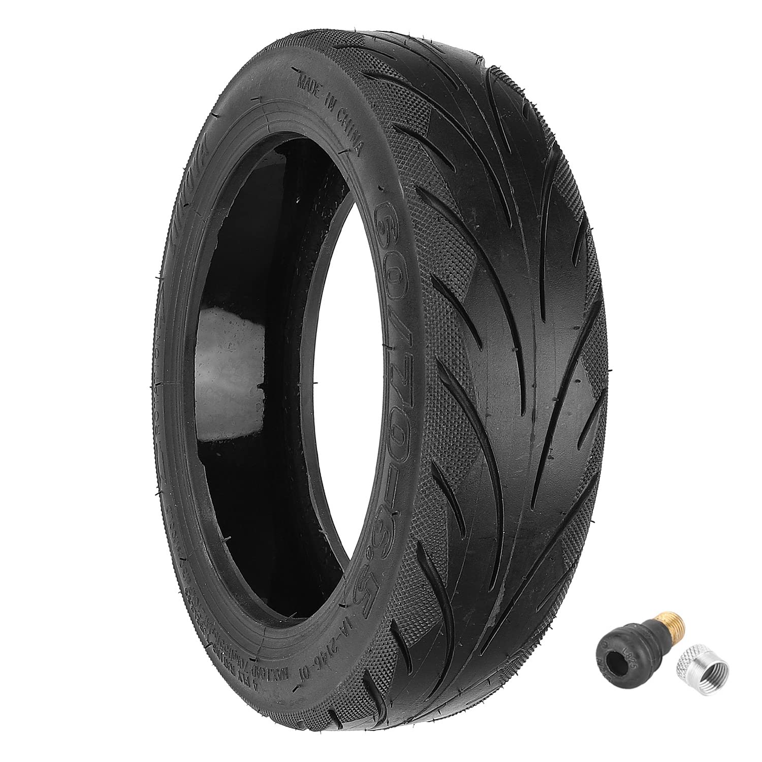 60/70-6.5 Scooter Tire Tubeless Compatible with Segway Ninebot Max G30, Self Repairing Rubber Vacuum Outer Tyre Non-Slip
