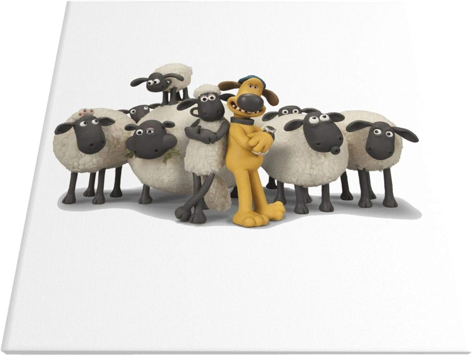 Amazon フレーム装飾画 ひつじのショーン キャンバスアート アートパネル 壁アート インテリア絵画 壁画 壁掛け モダンアート 版画 壁飾り ポスター 木枠 完成品 パネル絵 モダン 現代 部屋飾り ソファ 背景絵画 玄関に飾る 寝室 アートフレーム ウォールステッカー