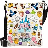 WSNANG Magic Inspired Tote Bag It's a Small World Shoulder Bag Magic Castle Tale Gift Family Trip Gift