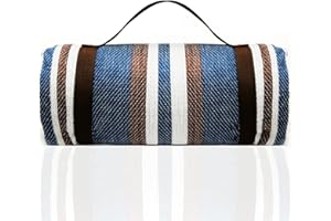 scuddles Extra Large Picnic & Outdoor Blanket Dual Layers for Outdoor Water-Resistant Handy Mat Tote Spring Summer Camping Blanket Great for The Beach