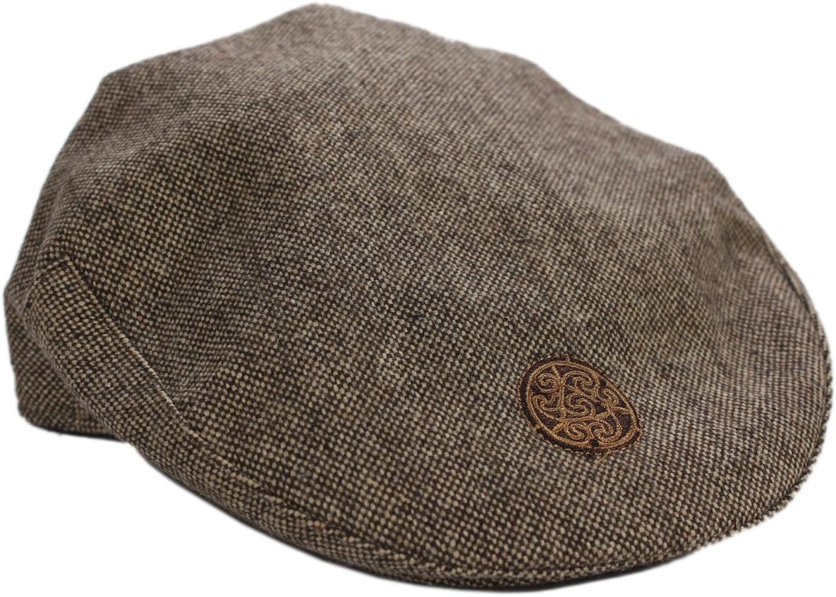Patrick Francis Ireland Kids Tweed Flat Cap, Brown In Colour