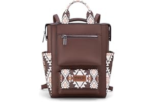Montana West Wrangler Aztec Women Backpack Purse Convertible Fashion Ladies Anti Theft with Adjustable Strap