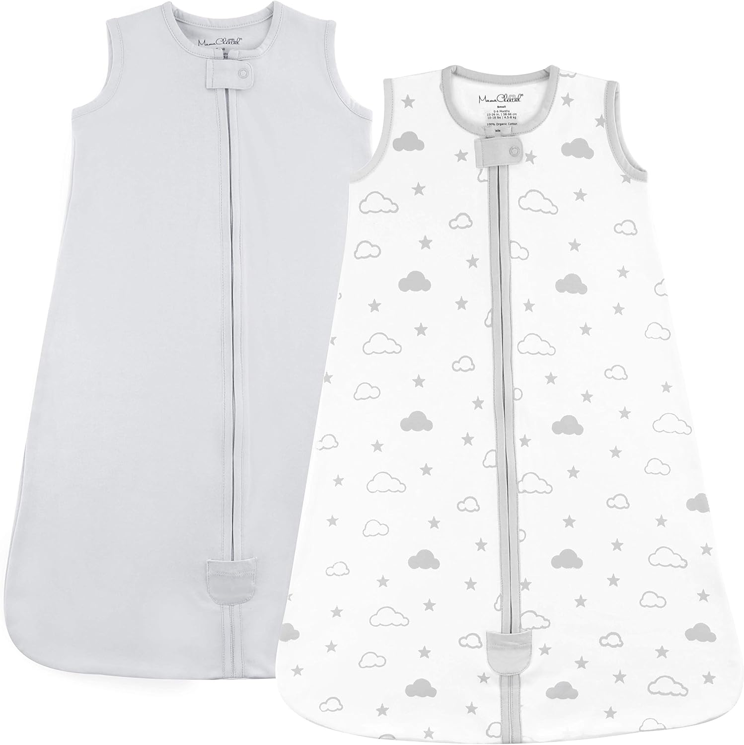 Baby Wearable Blanket, Organic Cotton Sleep Bag, Sleep Sack with 2Way