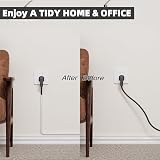 cuysfead 1M White Silicone Cable Trunking - Single Wire Cable Management view 4