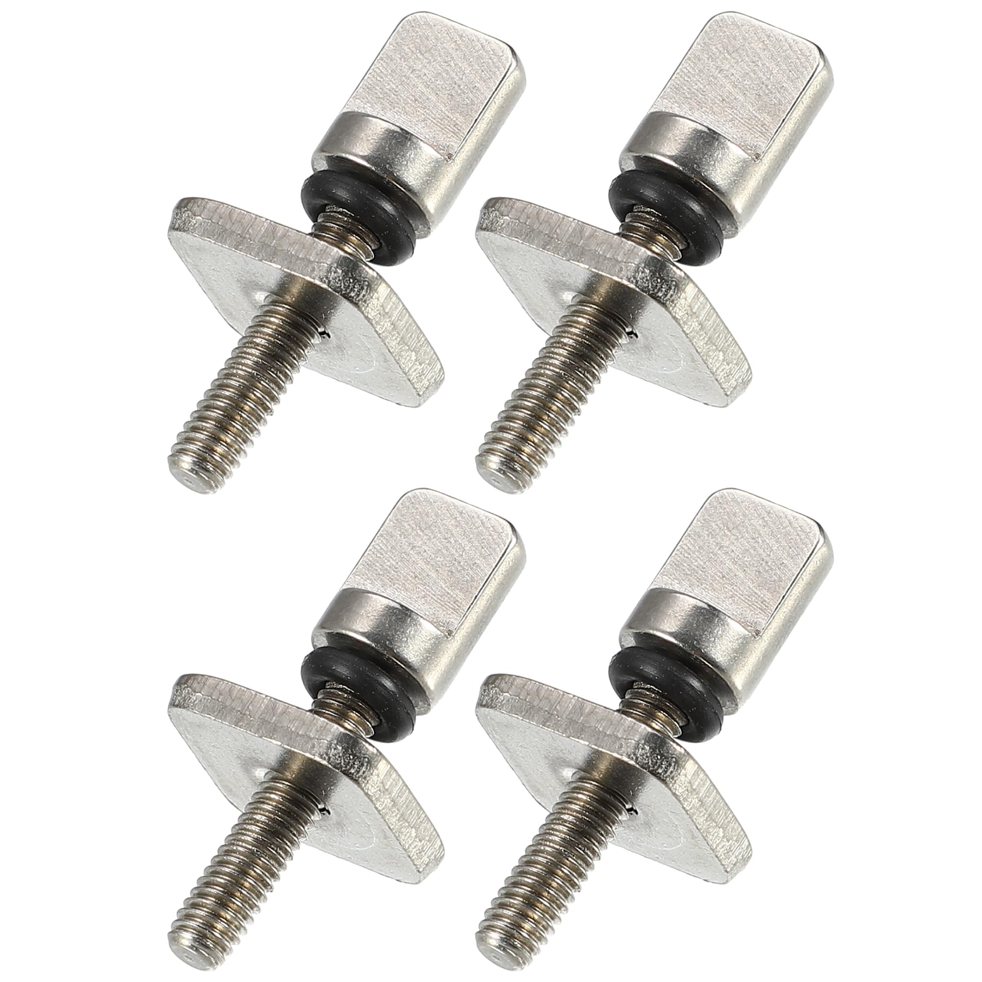 X AUTOHAUX 4pcs No Tool Fin Screws Stainless Steel Fin Screws Universal for SUP