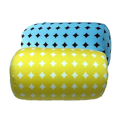 Amazon Com Bookishbunny 2pk Micro Bead Bolster Tube Pillow