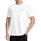 Roadbox Men's UPF 50+ Swim Shirts, UV Sun Protection Rash Guard Short Sleeve, Surfing Hiking Fishing Beach Quick Dry T-Shirts