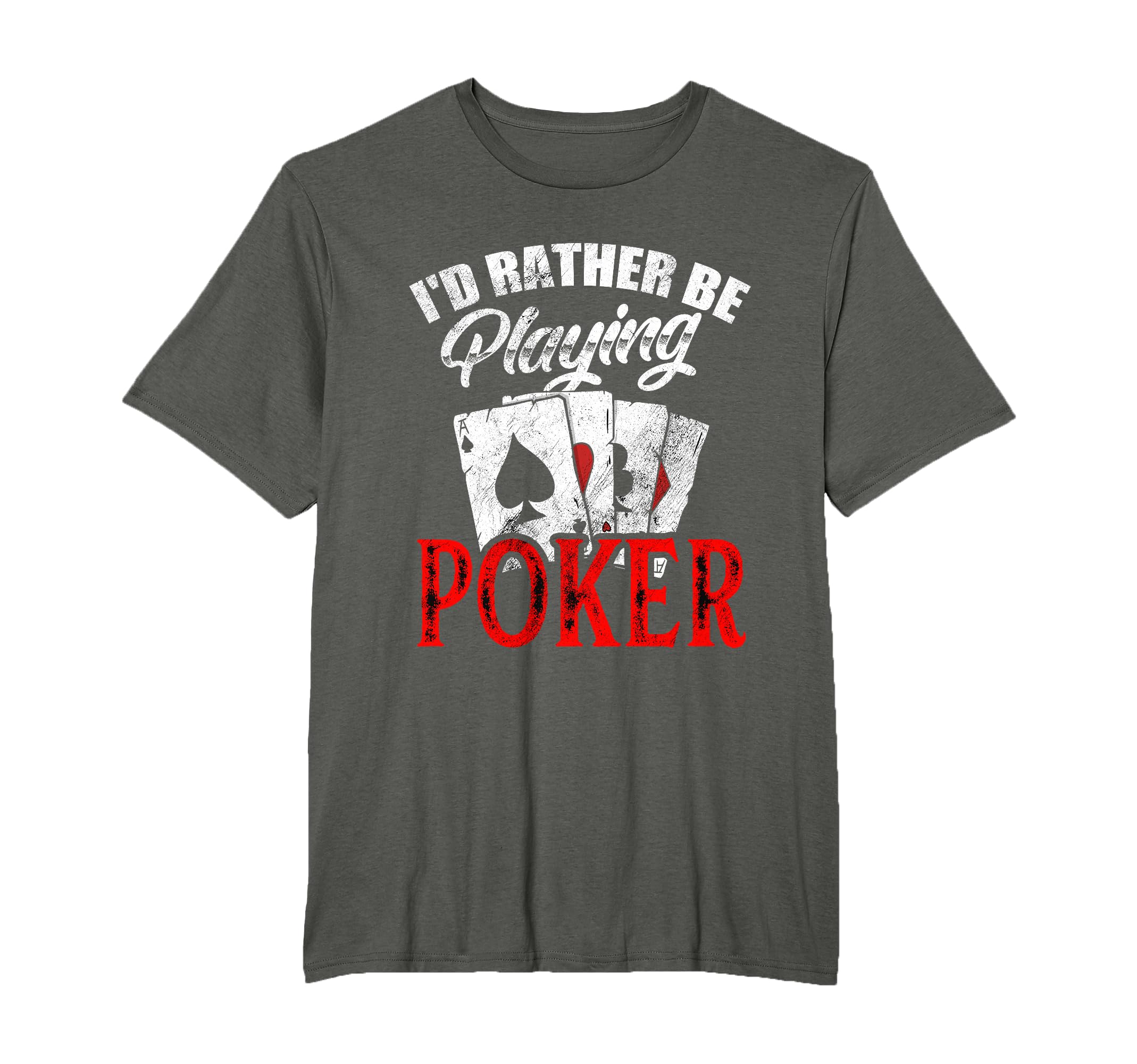 Ich spielen lieber Poker Card Player Casino Fan Gambling T-Shirt