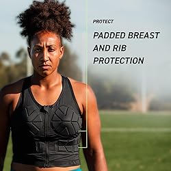 Zena Z1 Impact Vest for Women, Front Zip Padded