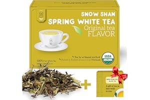 SACHS TEA 1773 Gourmet Organic White Tea - Asian Pear and fresh floral Flavor - Signature Crafted Vietnamese Snow Shan Heritage Tea (3.5 oz Fresh Tea Vacuum-Sealed Pack)