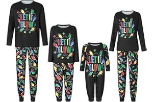 Lizxun Unisex-Adults Pajamas, High Rise Plaid Christmas Matching Sets for Families, Women, Men, Girls, Boys, XL