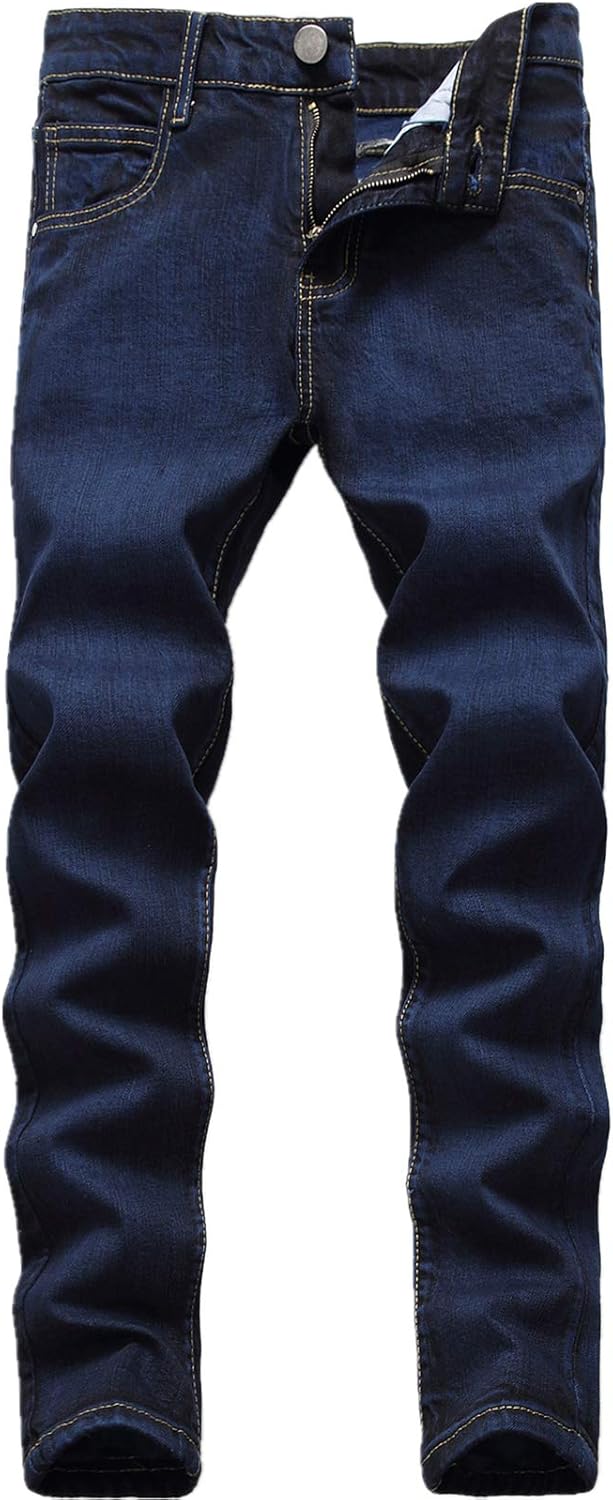 Boy's Skinny Fit Stretch Fashion Jeans Pants: Clothing