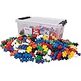 PLUS PLUS BIG - Open Play Set - 400 Piece in Storage Tub- Basic Color Mix, Construction Building Stem Toy, Interlocking Large Puzzle Blocks for Toddlers and Preschool