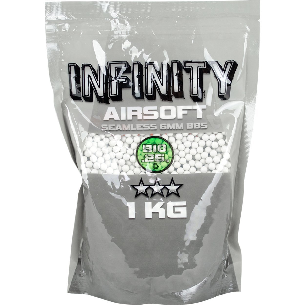 Valken Airsoft BBs - Infinity 0.25g BIO-1 KG-White