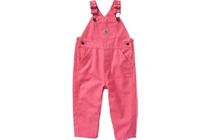 Carhartt Kid's CM9712 Loose Fit Canvas Bib Overall - Girls