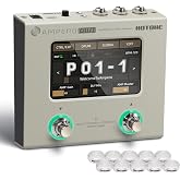 HOTONE Multi Effects Processor Pedal Guitar Bass Amp Modeling IR Cabinets Simulation Multi LanguageStereo OTG USB Audio Interface Ampero Mini MP-50 (Include 10 PCS Additional Footswitch Toppers)