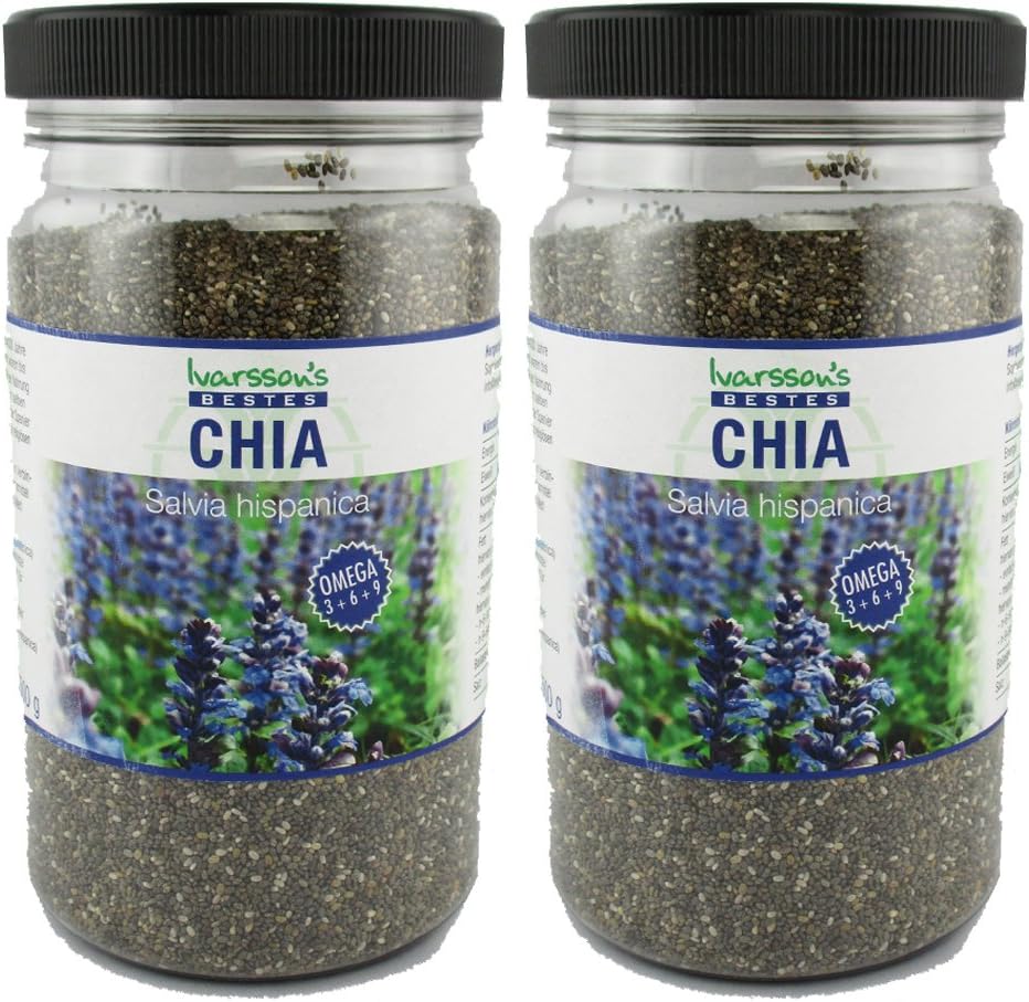 Chia Seeds – Free Postage – Ivar Ssons Best Chia Seed 2 x 500 g