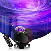 The Largest Coverage Area Galaxy Lights Projector 2.0, FLITI Star Projector, with Changing Nebula and Galaxy Shapes Night Lig