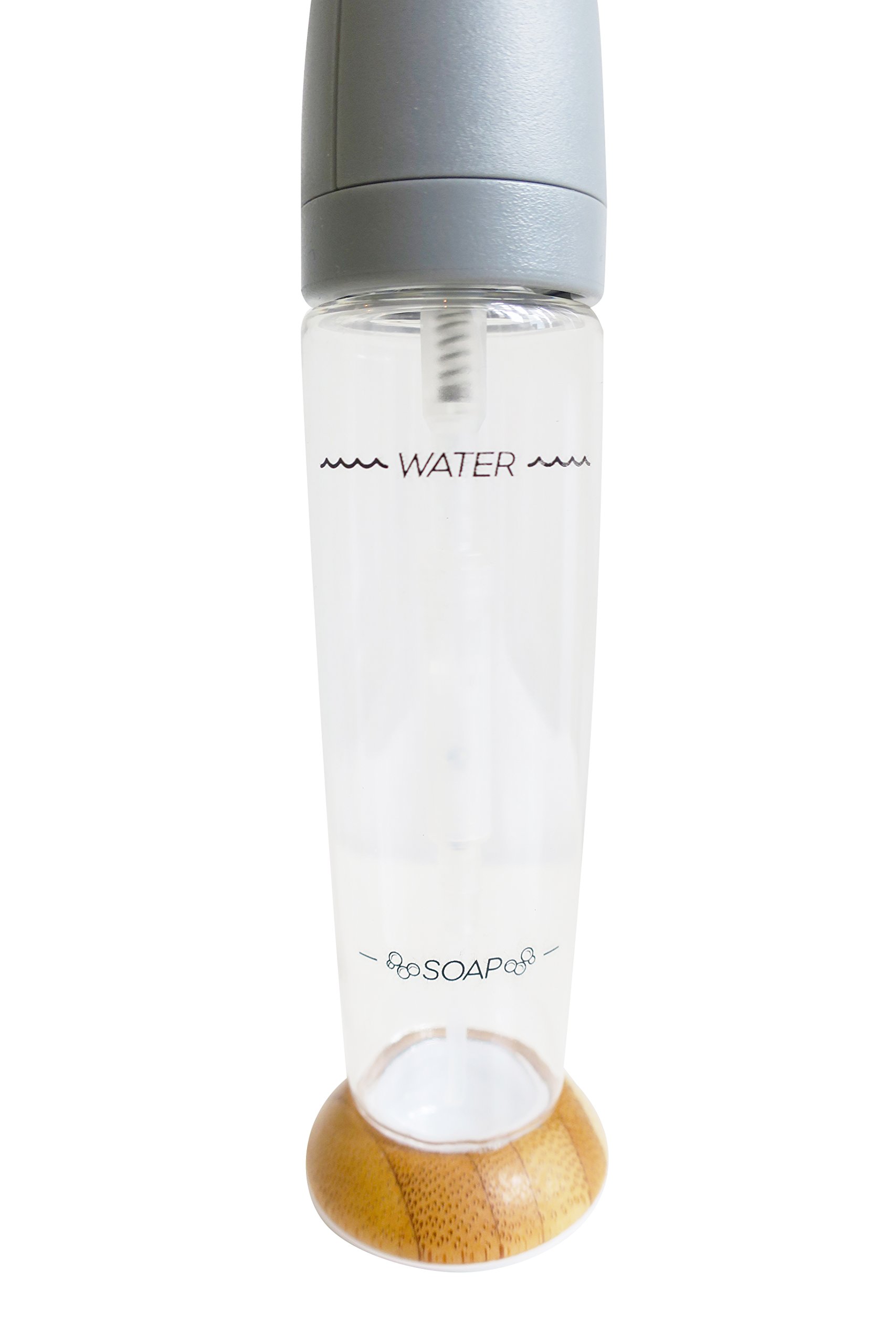 Full Circle FOMO Foam Soap Dispensing Dish Brush, 1 EA, Grey