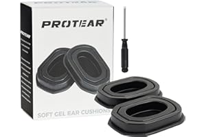Gel Ear Pads for Walker's Razor Ear Protection,Ear Cushion Replacement for Walker Series Slim Electronic Earmuffs or Shooting