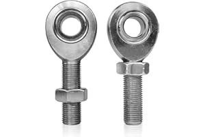 Upgrade 1/2” Heim Joints Rod End Kit with Jam Nuts Left and Right Hand Thread, 5" Chromoly Joints Panhard Rod Bar End Kit, 1 