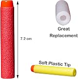 Mu&Nin Refill Darts for Nerf Gun 100PCS 5 Colors Foam Bullets Storage Bag Elite view 6