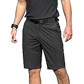Aicall Mens Hiking Shorts Water Resistant Quick Dry Lightweight Breathable Cargo Shorts with Zipper Pockets & Belt